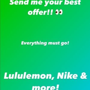 Lululemon, Nike & others in my shop!